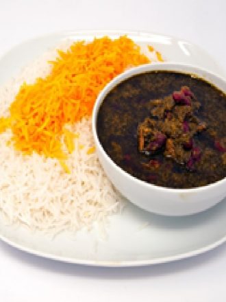 چلو خورشت قورمه سبزی_عکس_3